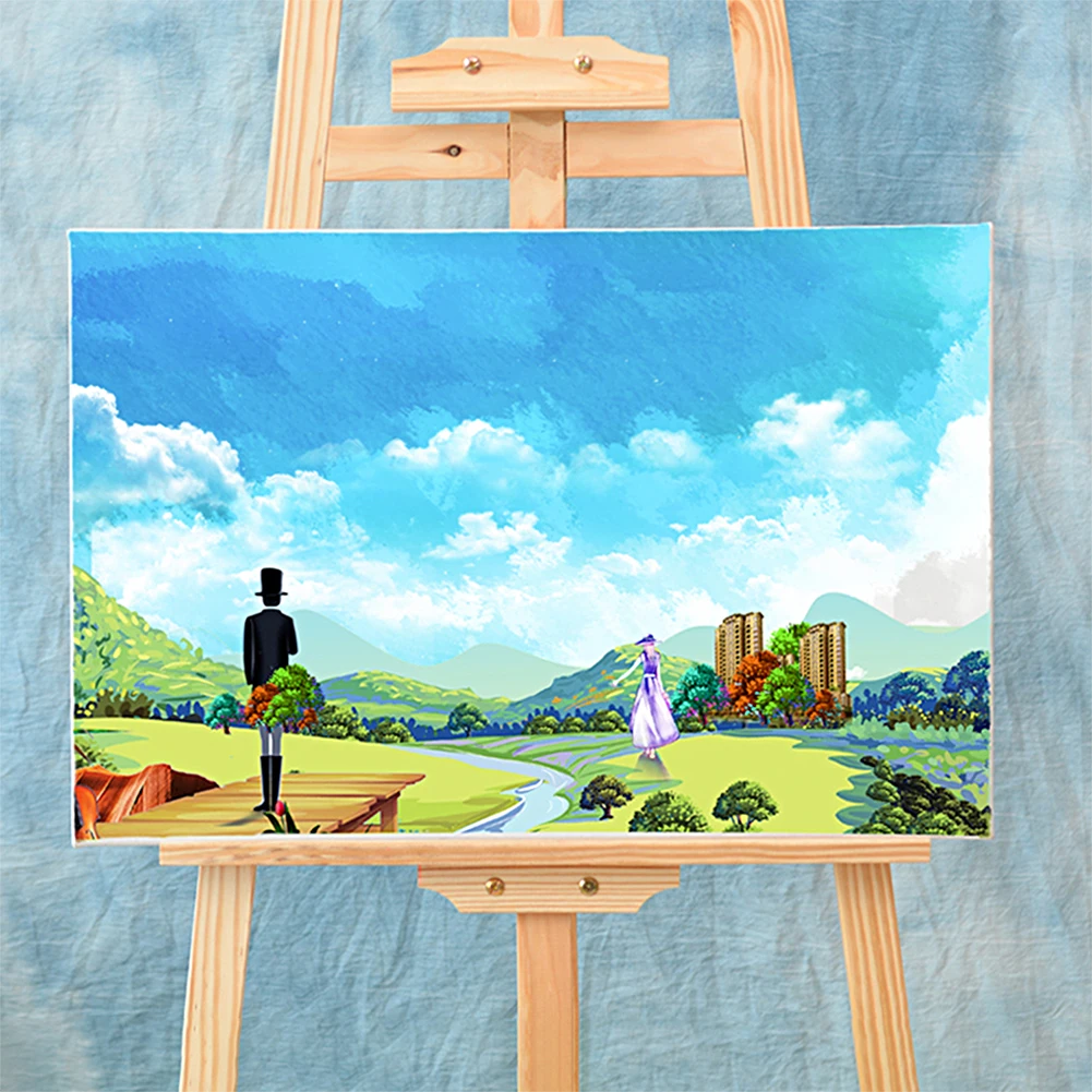 

6Pcs Cotton Wood Plain White Stretched Painting Canvas Acrylic Framed Board 10x10cm 15x15 15x20 20x20 25x25 20x30 30x30 30x40cm