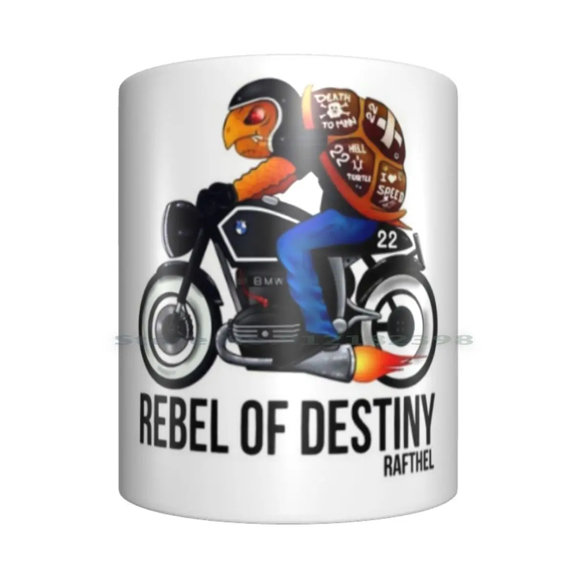 Керамические кружки Rebel Of Destiny кофейные чашки кружка для молока чая мотоциклетная