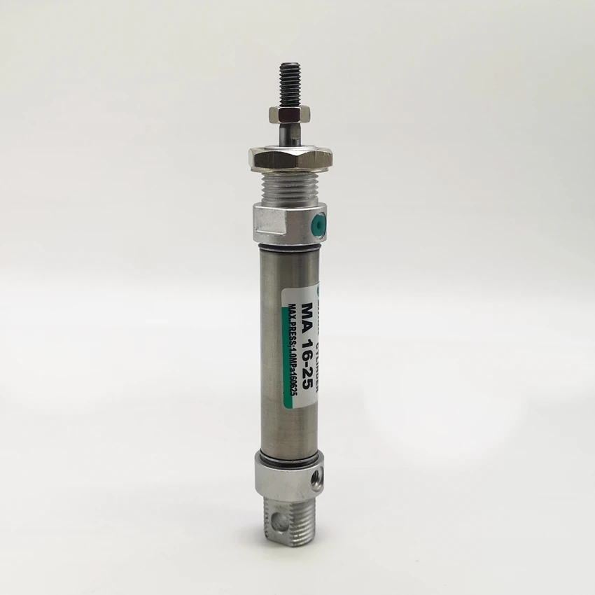 Пневматический цилиндр MA16X25 из нержавеющей стали диаметр 16 мм ход 25 - купить по