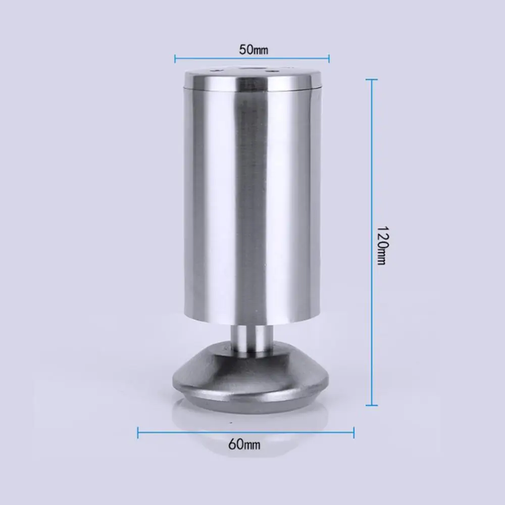 120mm 1 шт. регулируемые ножки для дивана из нержавеющей стали запасные ножки для мебели ножки для дивана кровать стул стол - Цвет: 120mm