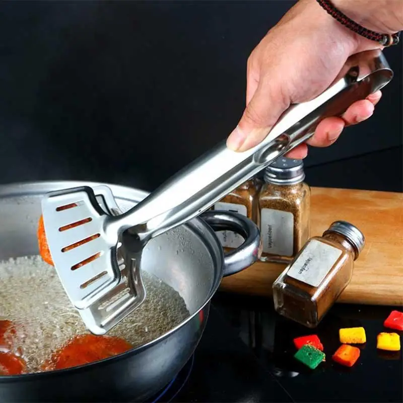 

Multifunction Oil filter clip Stainless Steel Sieve Filter Spoon Fried Food Oil Strainer Clip Kitchen Cooking Tools Accessories