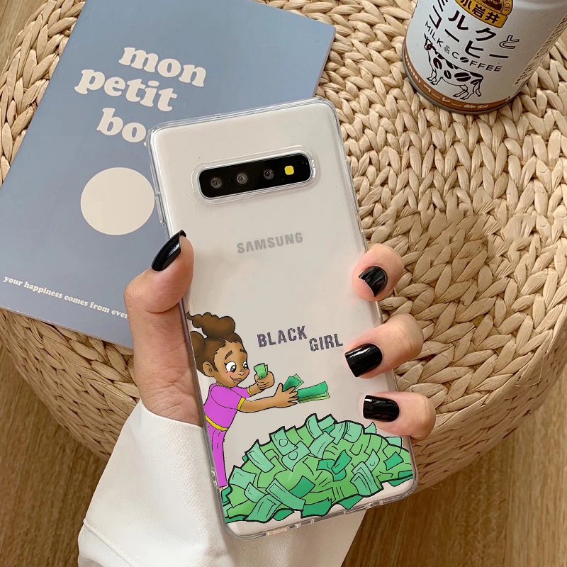 Черный силиконовый чехол из ТПУ для Samsung Galaxy S8 S9 S10PLUS S20 S20ULTRA S6 S7 DEGE|Бамперы| |