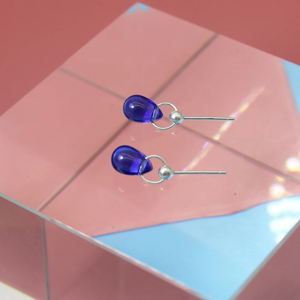 Trustdavis серьги капельки из стерлингового серебра 100% пробы для женщин и девушек