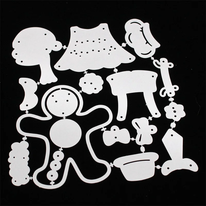 Gingerbread Man Metal Cutting Dies Stencils for DIY Scrapbooking/photo album Decorative Embossing Paper Cards | Дом и сад