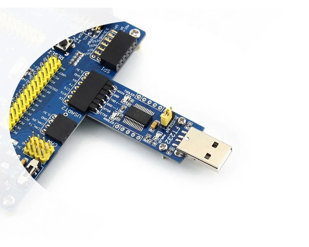 2 шт./лот FT232 USB UART плата (тип A)FT232R FT232RL в RS232 TTL серийная Поддержка Mac Linux Android WinCE Windows