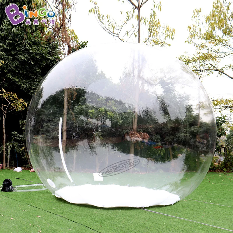 Индивидуальный 4mH надувной снежный шар для Рождественского украшения