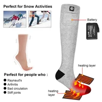 savior unisex electric heated socks rechargeable battery powered thermal socks for winter sports