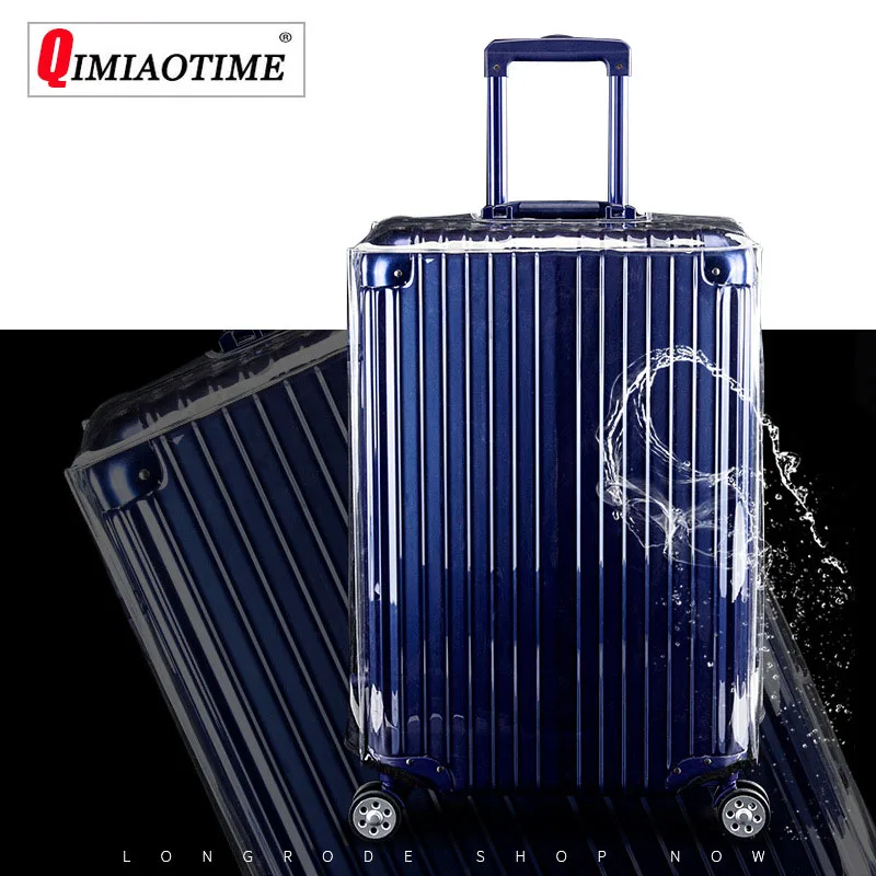 Прозрачный чехол на колесиках из ПВХ для багажа путешествий аксессуары Защитные