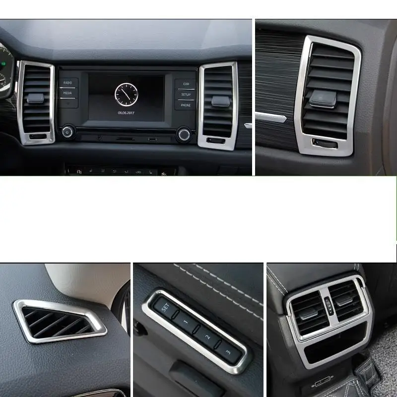 Модифицированная автомобильная ручка на выходе кондиционера внутренняя отделка