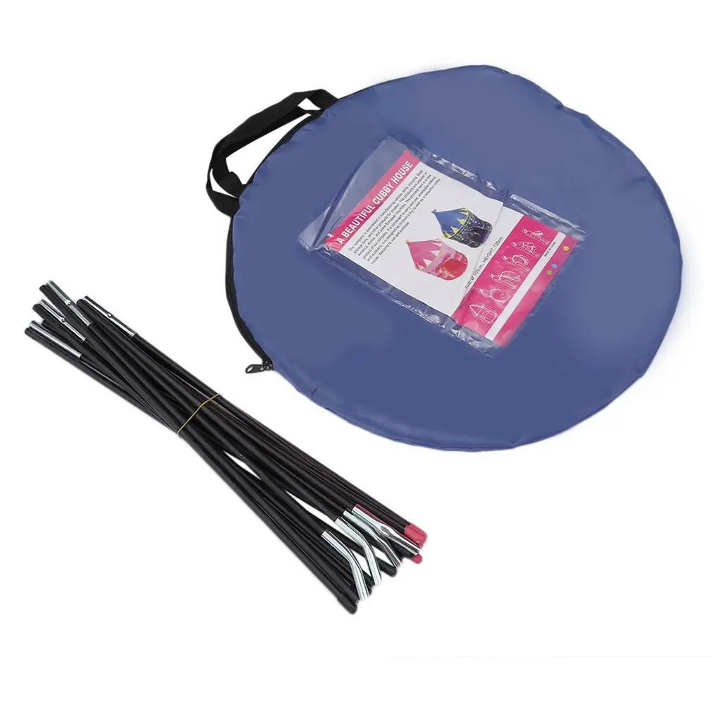 Портативная складная палатка для детей замок мальчиков и девочек|Игровые