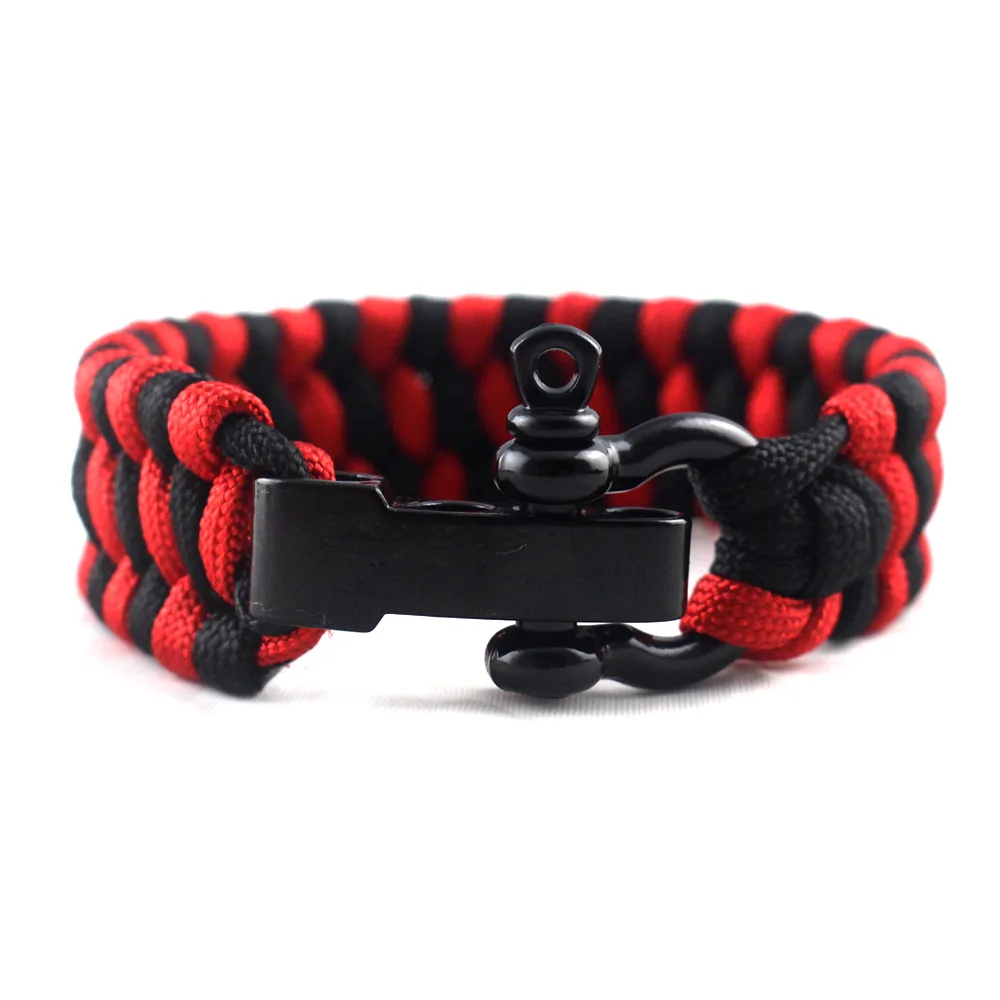 Многофункциональный браслет для выживания на открытом воздухе 23 см