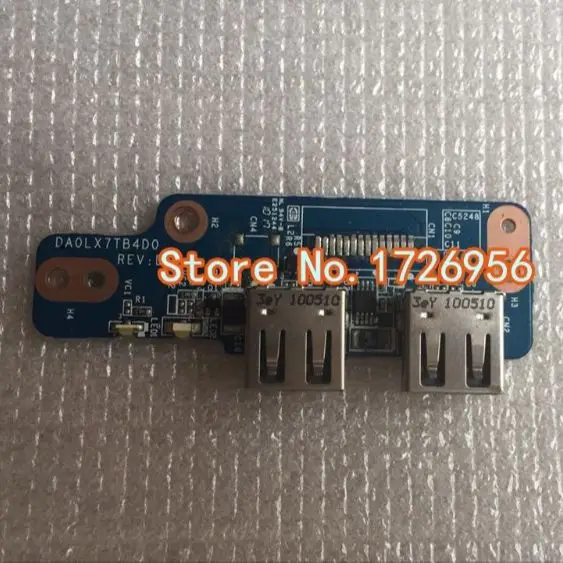 Оригинальная USB-плата для ноутбука HP Pavilion dv7-4000 series DA0LX7TB4D0 36LX7UB0000 с кабелем |