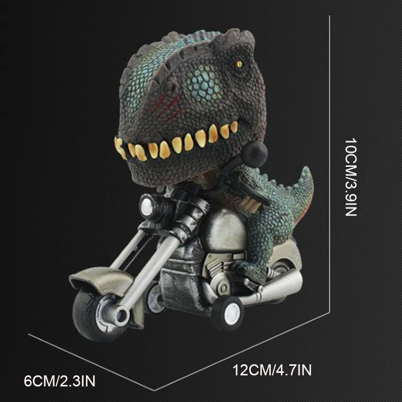 Креативная игрушечная машинка милая модель автомобиля с животным динозавра для