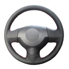 Рука Шить 18 видов стилей чехол рулевого колеса автомобиля кожа замша Volant для Защитные чехлы для сидений, сшитые специально для Mitsubishi Lancer X 10 2007-2015 Outlander 2006-2013 ASX