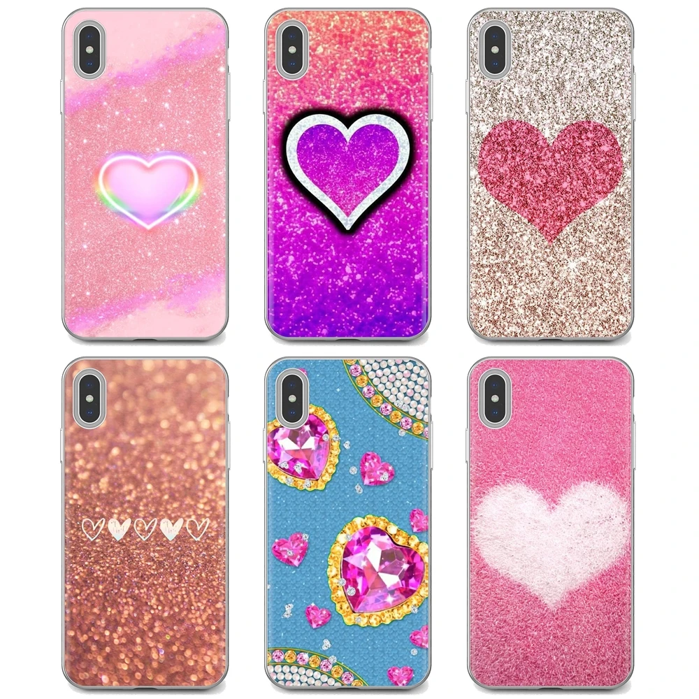 Силиконовый чехол с блестками и сердечками для Meizu M6 M5 M6S M5S M2 M3 M3S NOTE MX6 M6t 6 5 Pro Plus U20 |