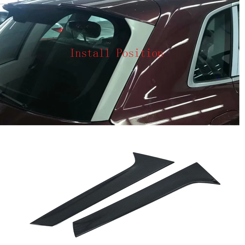 

Для Audi Q5 FY 2018 2019 2020 ABS хромированный корпус автомобильный Стайлинг задние окна столбики Спойлеры фритрим аксессуары