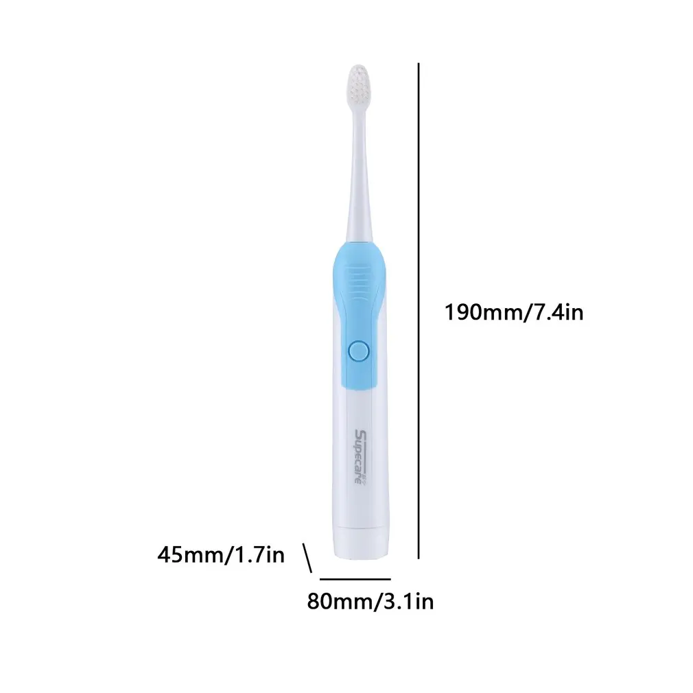 

Sonic Electric Toothbrush Portable Travel Ultrasonic Automatic Smart Tooth Brush Rechargeable Waterproof With 3 Brush Heads