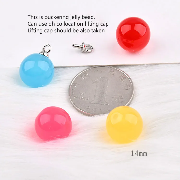 Корейское ручное кольцо резиновые серьги аксессуары материал DIY бусины желе