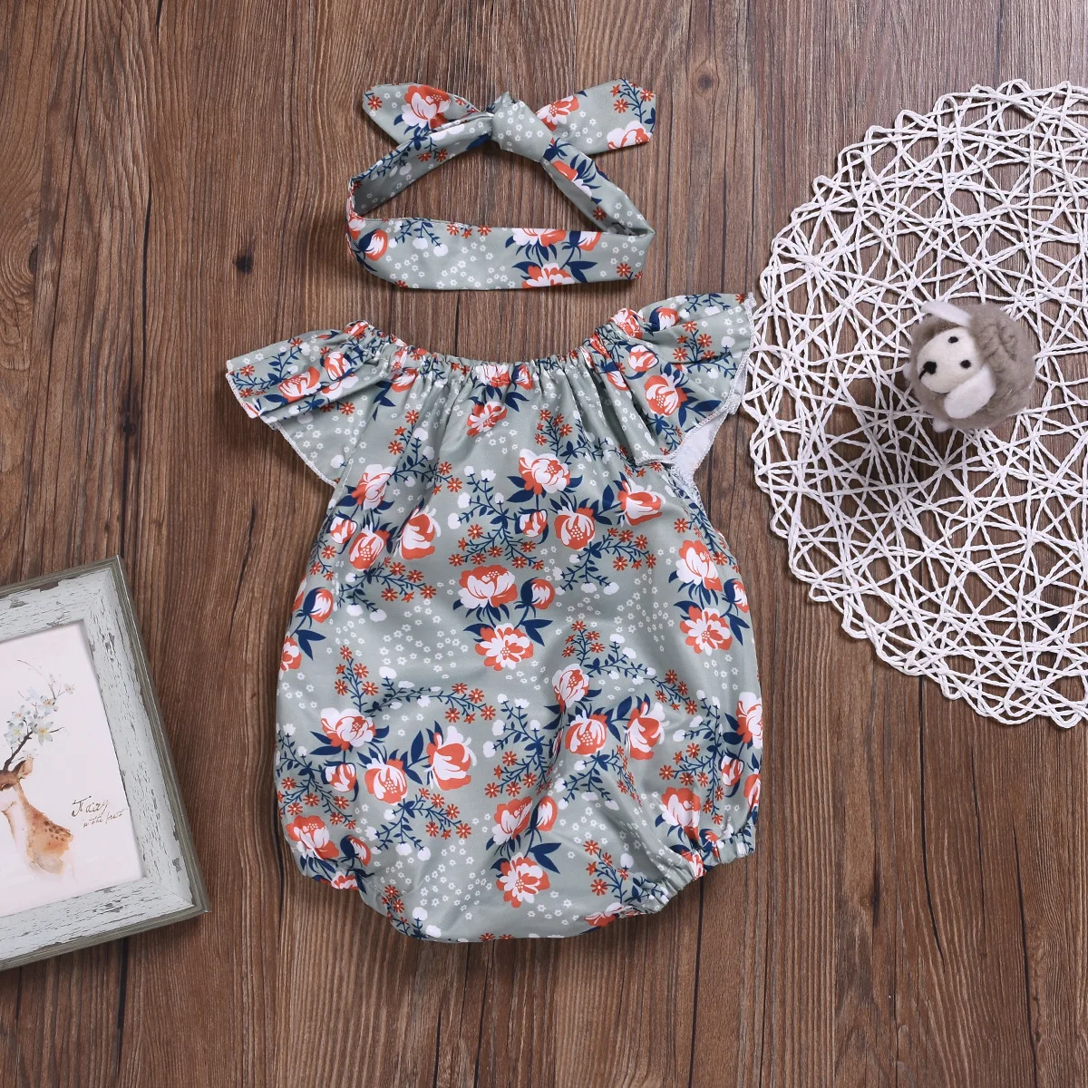 Детский комбинезон для новорожденных Одежда маленьких девочек тонкий без