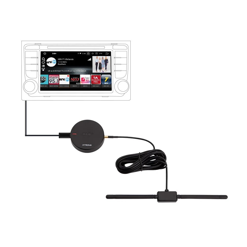 XTRONS USBDAB03 USB цифровой DAB + радио тюнер приемник для Android Автомобильные