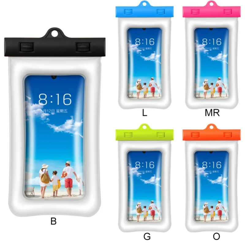 

Anti-falling Waterproof Mobile Phone Bag Swimming Supplies Waterproof Bag Floating Inflatable Airbag Mobile Phone Waterproof Bag