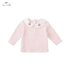 Детская футболка в полоску, с принтом Дэйва Беллы, DB1220486