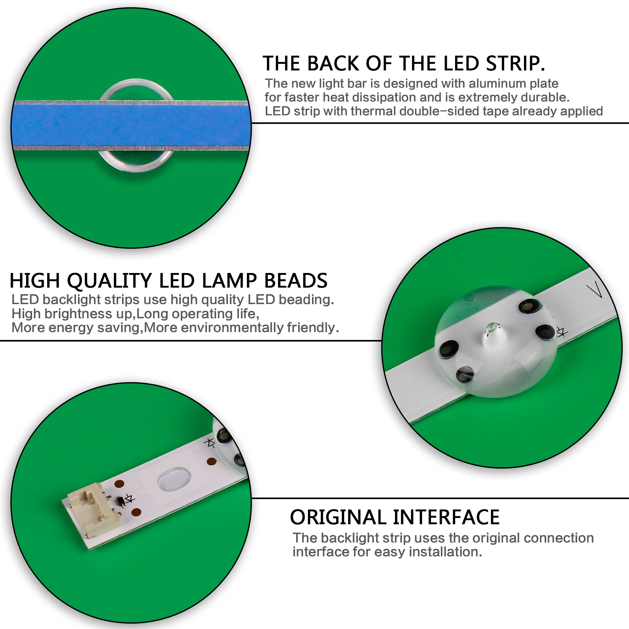 Светодиодная лента для телевизора LG комплект из 2 предметов 6916L-2867A 6916L-2867F 6916L-2867B