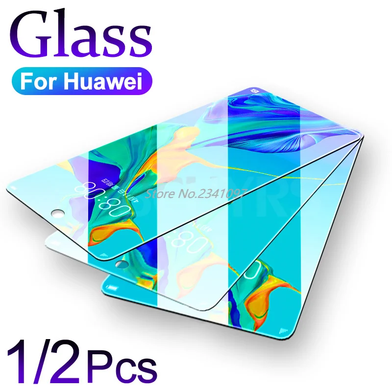 Закаленное стекло 9H для Huawei P30 P20 Lite Pro защитная пленка экрана Honor 20 прозрачное