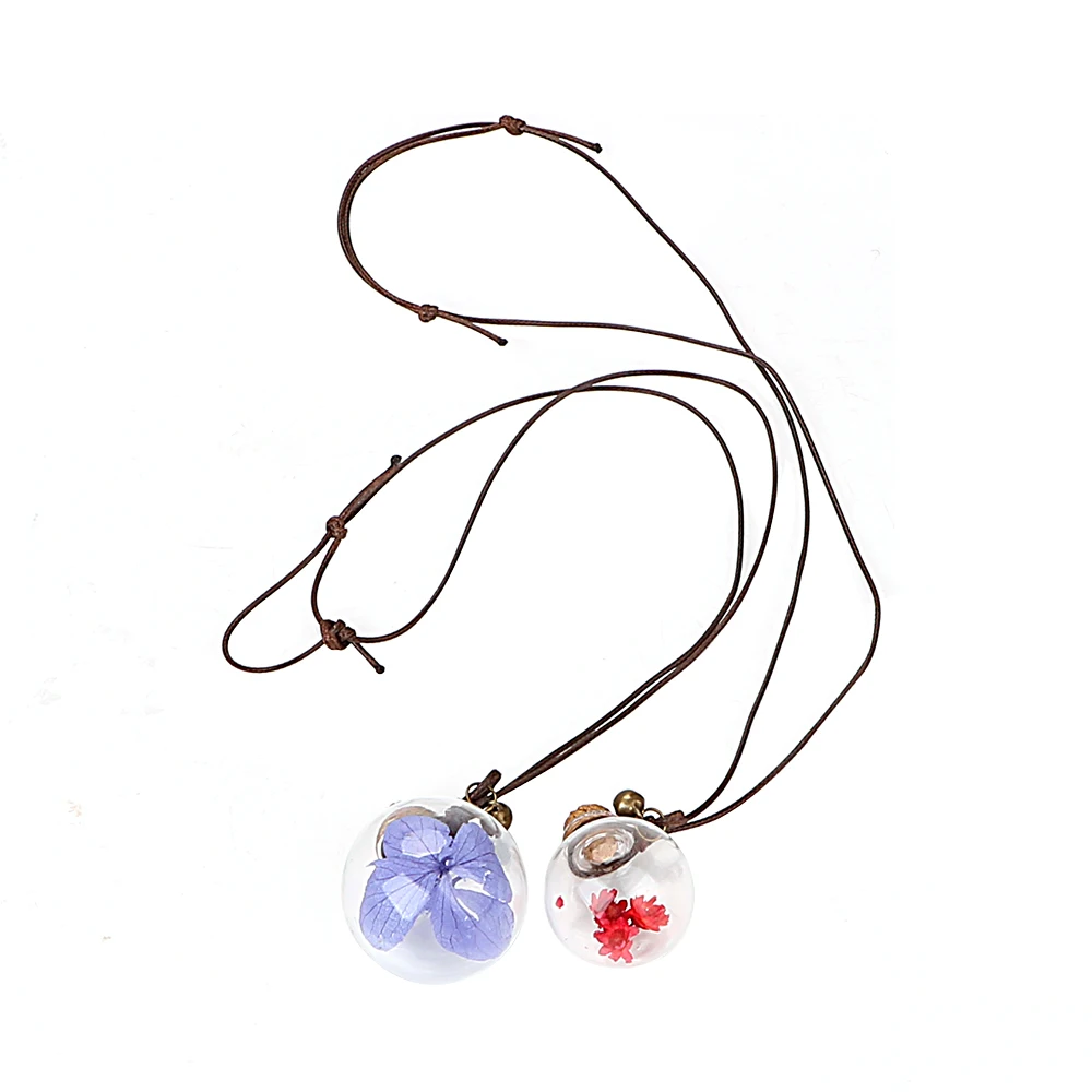 Подвесной автомобильный ароматизатор LEEPEE с цветком пустая стеклянная бутылка