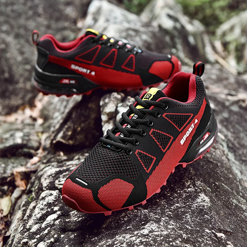 Дизайнерская мужская обувь для бега на открытом воздухе с 3 ремешками Роскошная