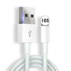 IOS Быстрый зарядный кабель для передачи данных 8PIN 2A 5V Белый USB кабель для зарядного устройства и синхронизации для Apple Iphone Lightning Кабель для Зарядки