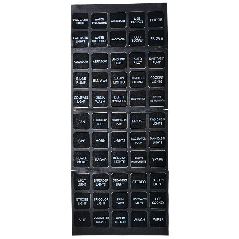 1 шт. 12-24 В 5 банд ВКЛ-ВЫКЛ тумблер панель двойной USB разъем зарядное устройство зеленый светодиодный вольтметр 12 В розетка для автомобиля лодки морской
