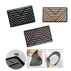 1 шт. Универсальный черный ПВХ коврик для пола автомобиля накладка на пятку коврик для ног накладка на педаль 25x15 см автомобильный коврик для ног автомобильный коврик