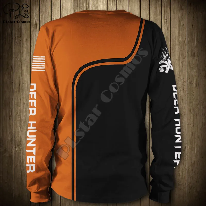 PLstar Cosmos Олень Охота флаг США 3D печать Новинка 2021 модные толстовки свитшоты на