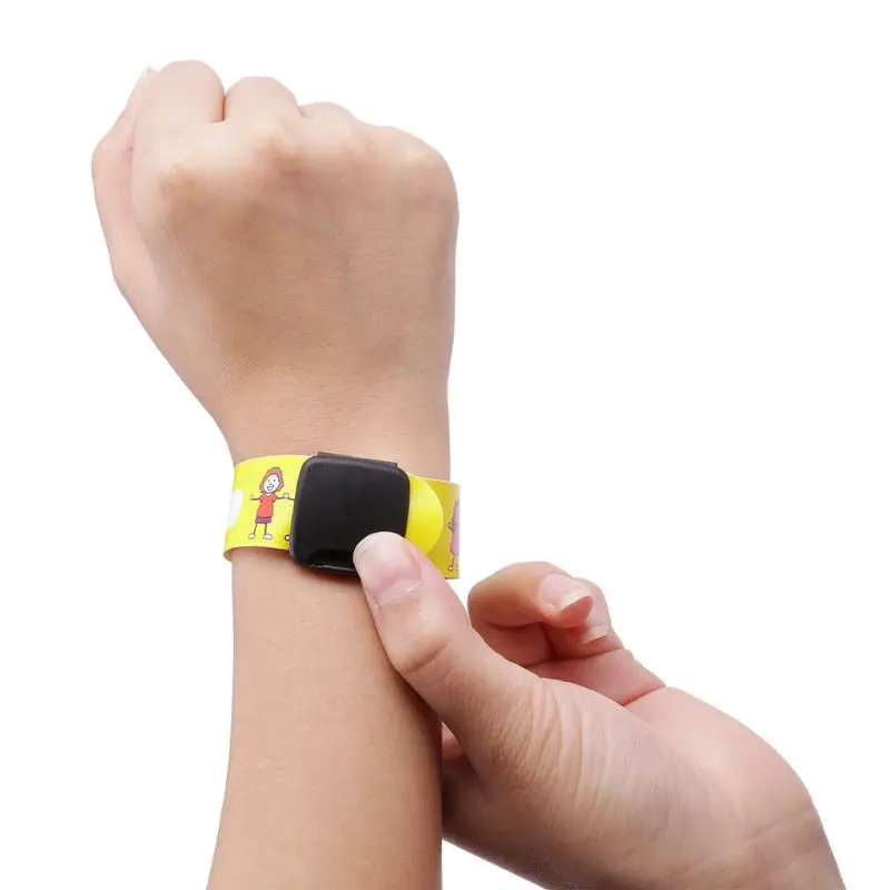 Pulsera reutilizable para ni&ntilde;os, pulsera de Identificaci&oacute;n segura para exteriores, con reconocimiento de identificaci&oacute;n, para fiestas y festivales, 8 Uds.-4