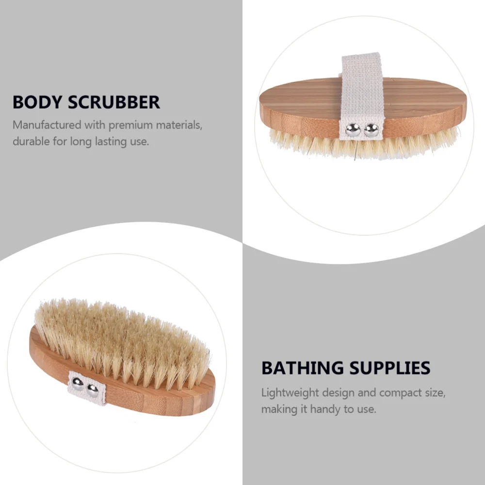 

1pc Shower Brush Bath Brush Skin Exfoliation Body Brush (Assorted Color)