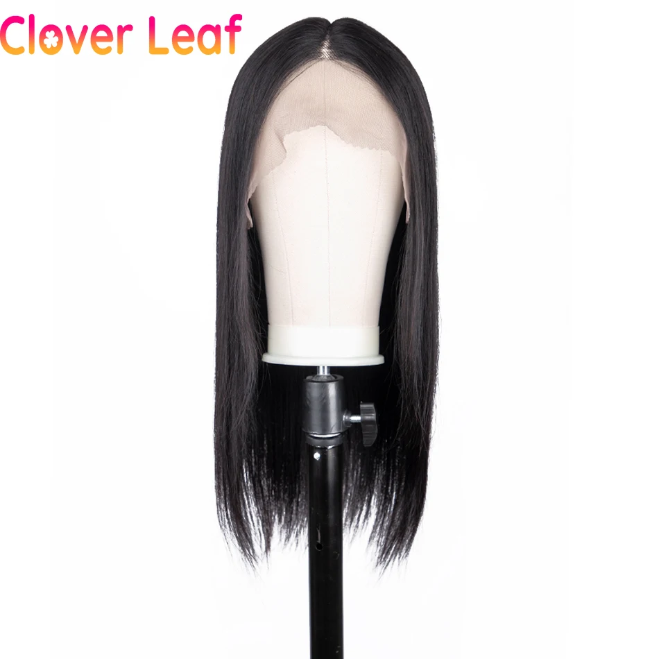 Парик из натуральных волос на сетке 13x1 с прямым закрытием | Шиньоны и парики