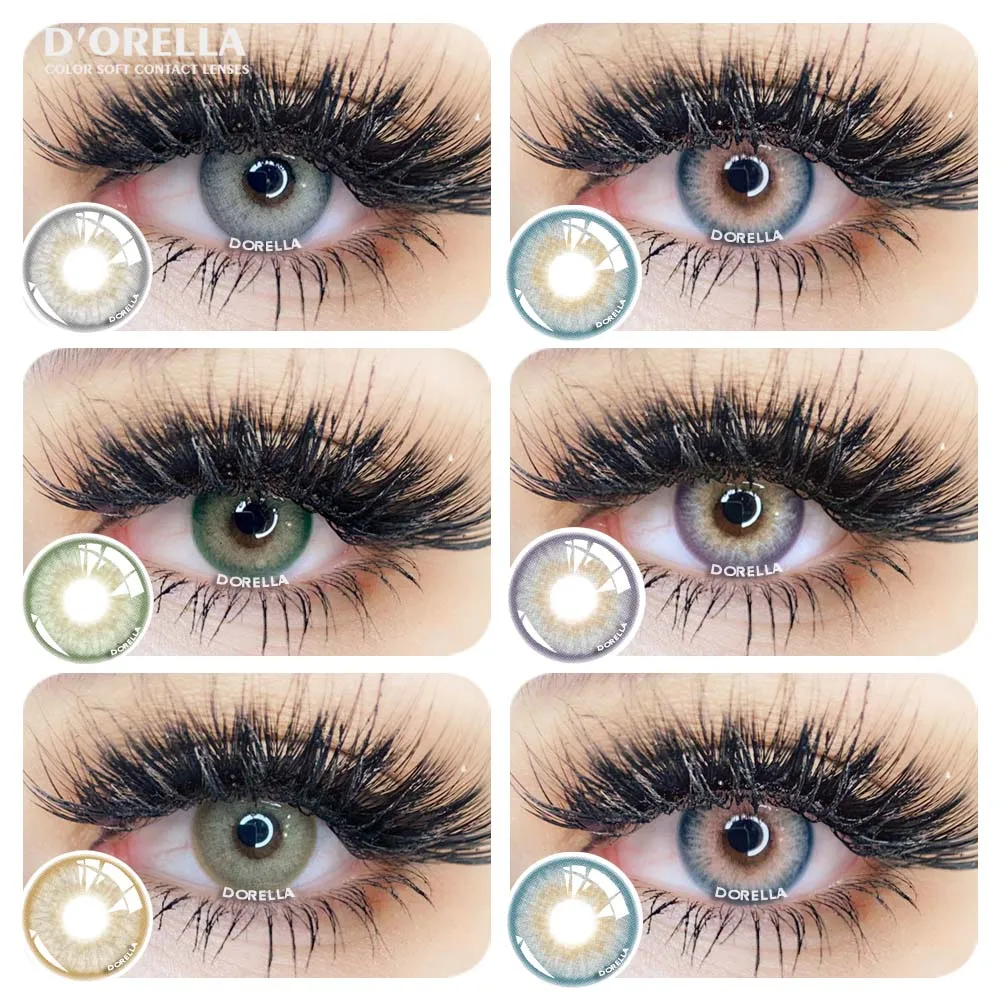

D'ORELLA 1 Pair(2pcs) 2021 New Arrival SAIM Color Cosmetic contact lenses for Eyes Lenses Eye Color