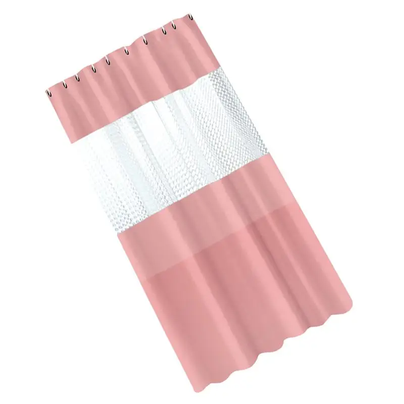 Комбинированная занавеска для душа водонепроницаемая перегородка ванной PEVA