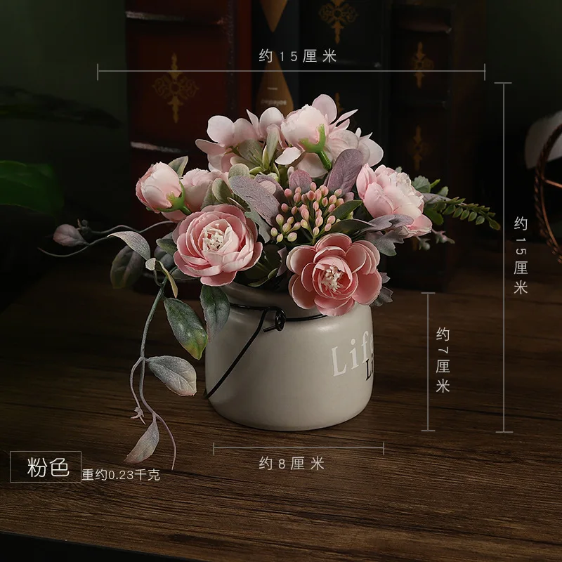 

Scandinavian ins wind simulation flower potted ornaments creative home living room balcony bedroom study decorative ornaments