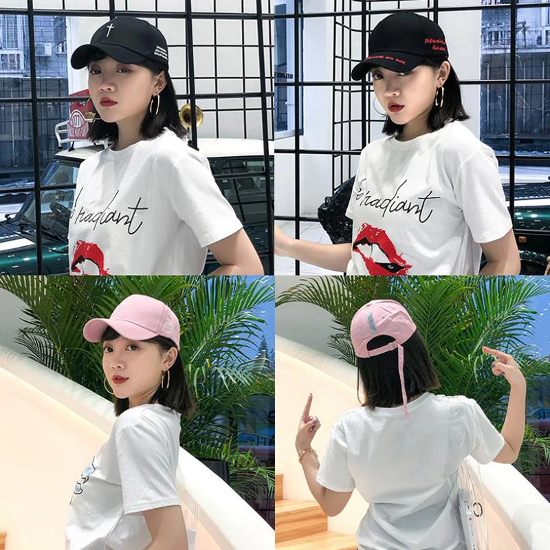 LA Новая Мужская Женская мода вышивка крест бейсбольная кепка хлопок Snapback шляпа