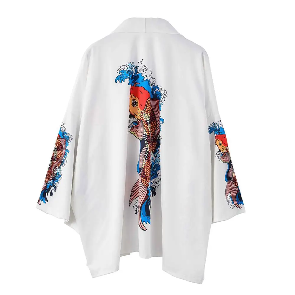 Японское кимоно кардиган для мужчин юката женская одежда куртка мужское рубашка