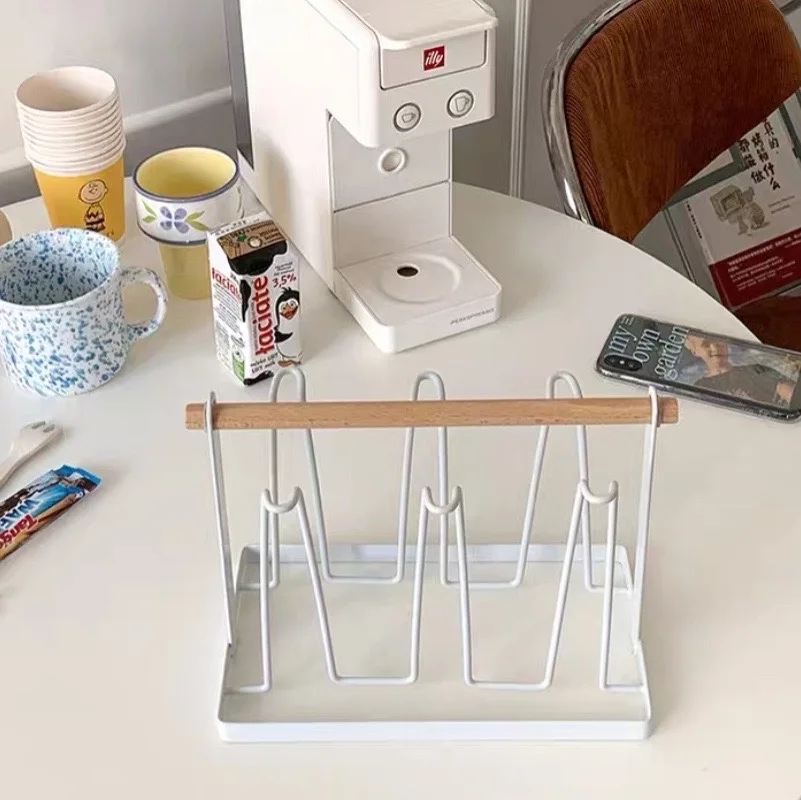 

Nordic Shelf Upside Down Sink Organizer Water Cup Drain Rack Creative Home Sponge Holder Simple INS Milky White