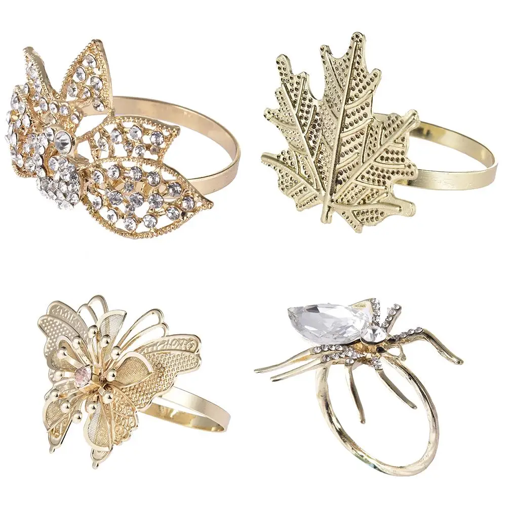 Металлическая для салфеток с пряжкой кольцо многофункциональное подходит