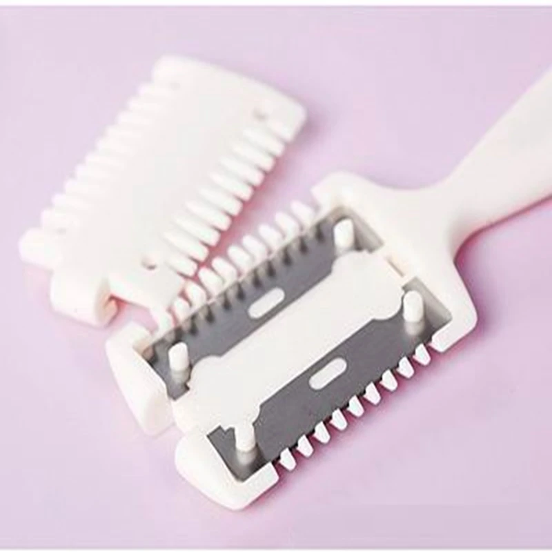 Полезный домашний триммер для стрижки волос бритва Расческа с лезвием