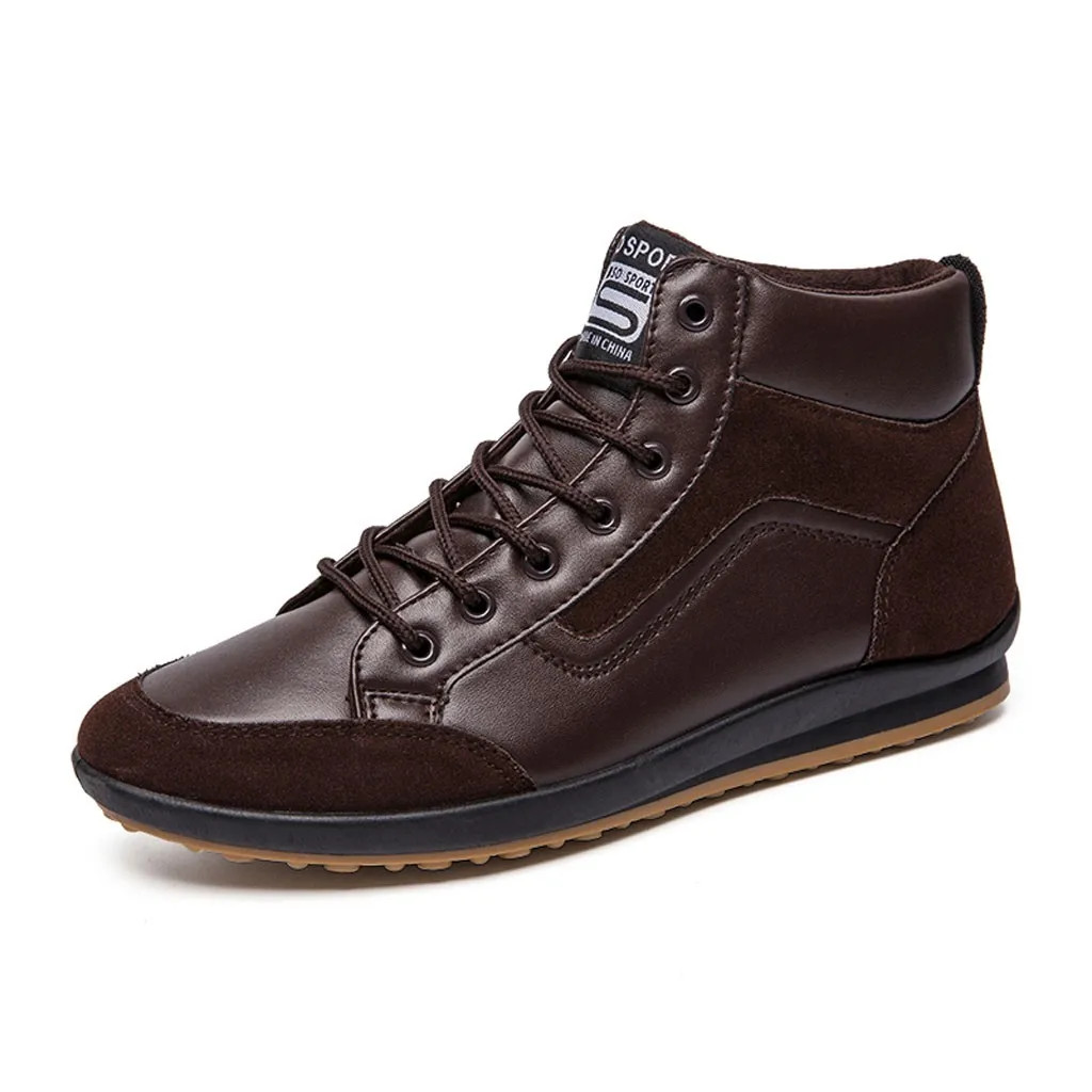 

New Men's Four Seasons Boots Ankle Boots Vintage Strap British Style Man Boots soft Leather Free shipping