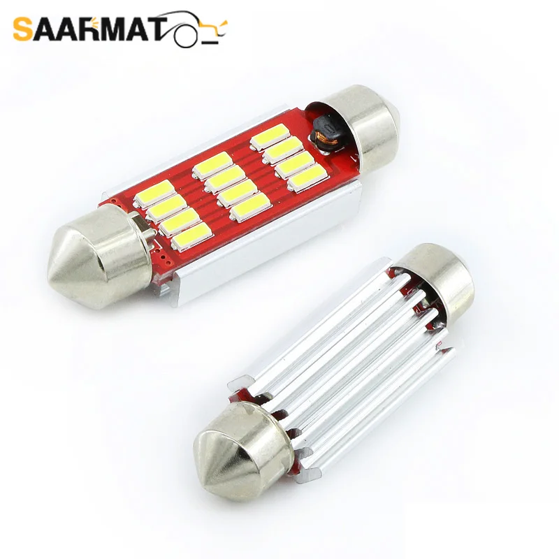 Светодиодные лампы C5W для освещения номерного знака автомобиля чтения Volkswagen VW Skoda