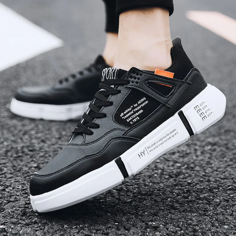 

2021 Summer New Men's Sneakers Student Breathable Low-top Sneakers Fashion Casual Sports White Shoes