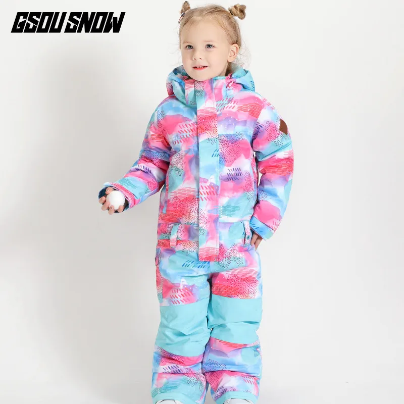 Ing Snow Clothes Childrens Ski Wear Winter Outdoor Jumpsuit