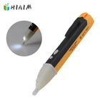 Измерители напряжения Бесконтактный индукционный Электрический индикатор тестовый карандаш AC110V 220V Вольтметр зонд детектор напряжения тестер розетки